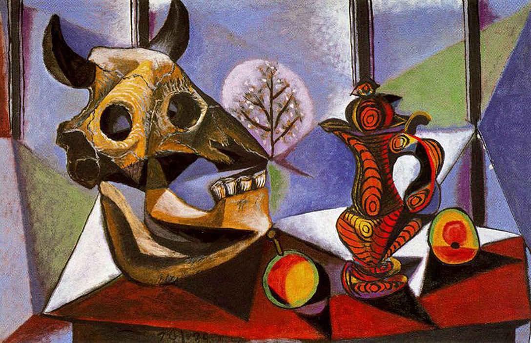 Picasso Still life with bull's skull 1939